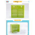2017 new customized multipurpose plastic boxes storage with 6 grid
